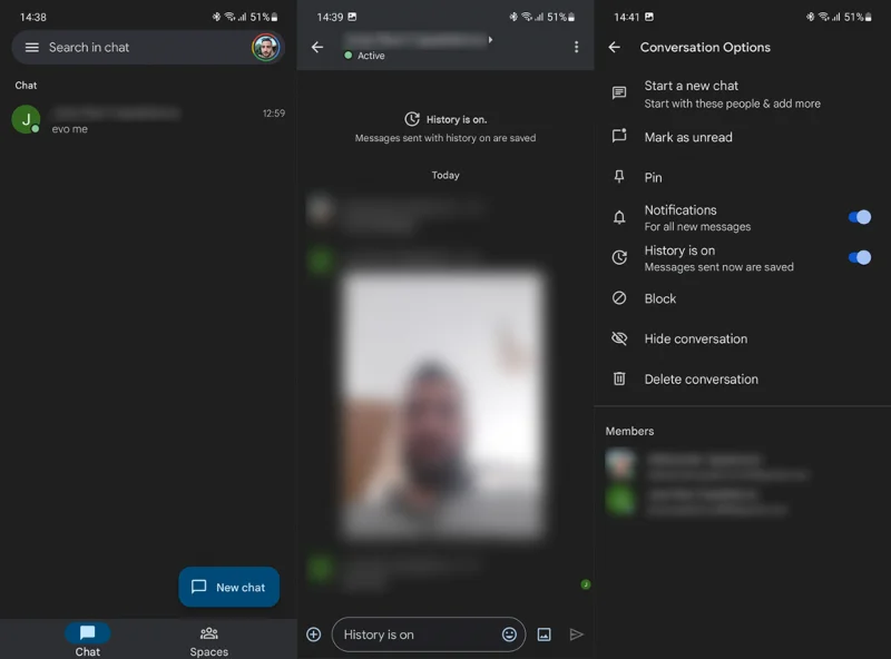Aquí se explica cómo eliminar mensajes en Hangouts (EXPLICACIÓN)