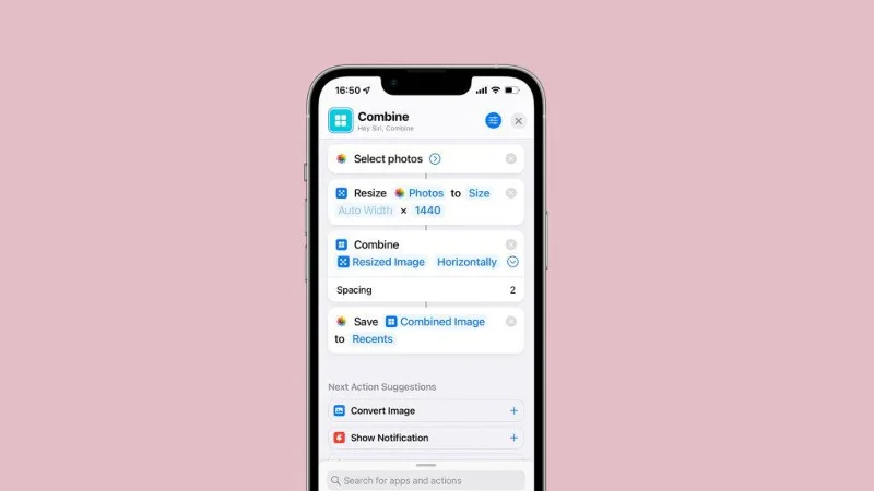 So platzieren Sie zwei (oder mehr) Bilder nebeneinander auf dem iPhone