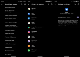 Android 11de Resim İçinde Resim nasıl etkinleştirilir
