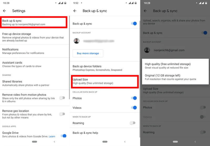 Google Fotoğraflar, Android'e fotoğraf yüklemiyor (Düzeltme)