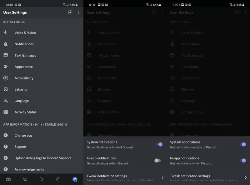 Исправлено: не работают push-уведомления Discord.