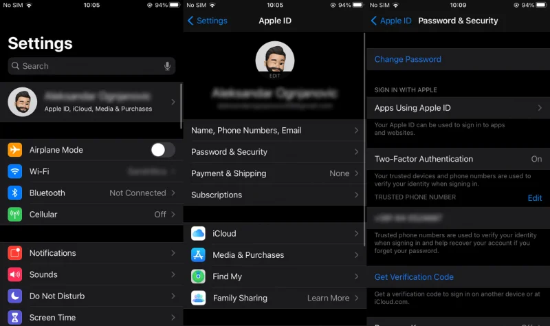 So deaktivieren Sie die Zwei-Faktor-Authentifizierung auf AppleID