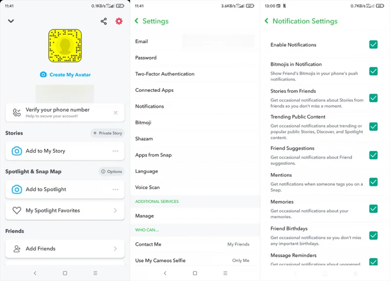 Correzione: le notifiche Snapchat non funzionano
