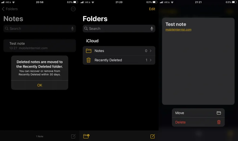 Betulkan: Apple Notes hilang pada iPhone/iPad