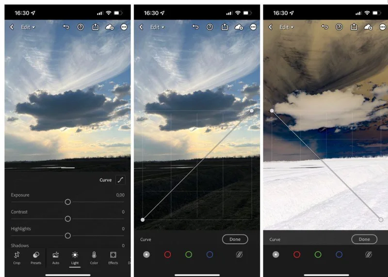 Bagaimana untuk menyongsangkan warna pada imej pada iPhone