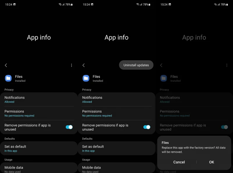 Bagaimanakah cara menukar Pengurus Fail lalai dalam Android?