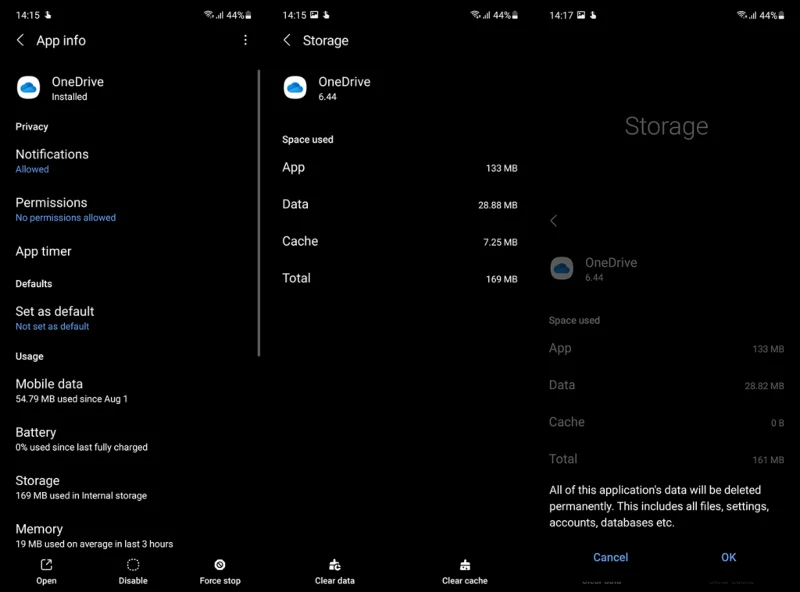 Solución: OneDrive para Android no carga fotos