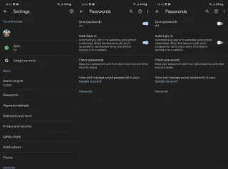 Wyłącz Menedżera haseł Google za pomocą tych instrukcji