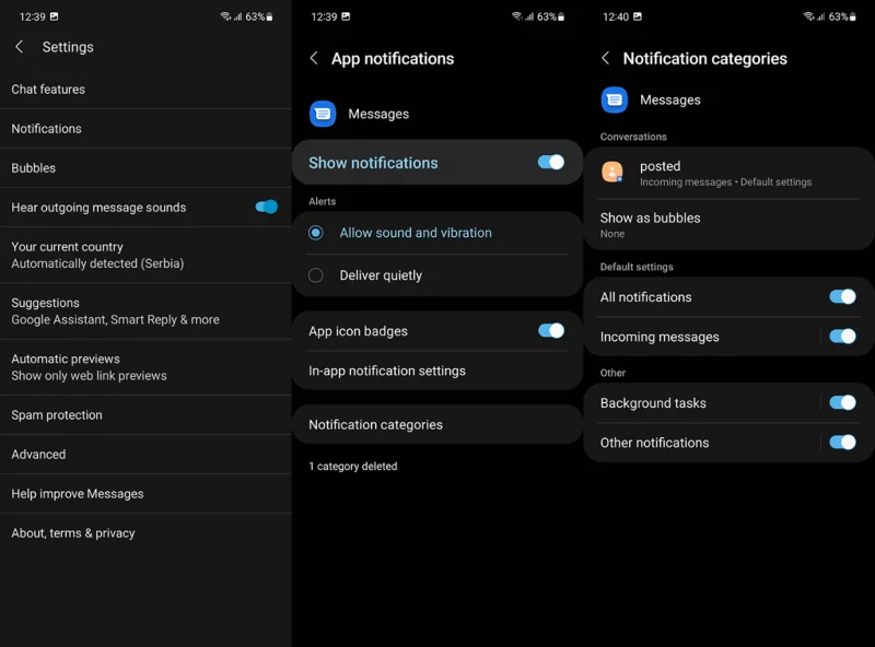 So schalten Sie Textnachrichten auf Android stumm und stumm
