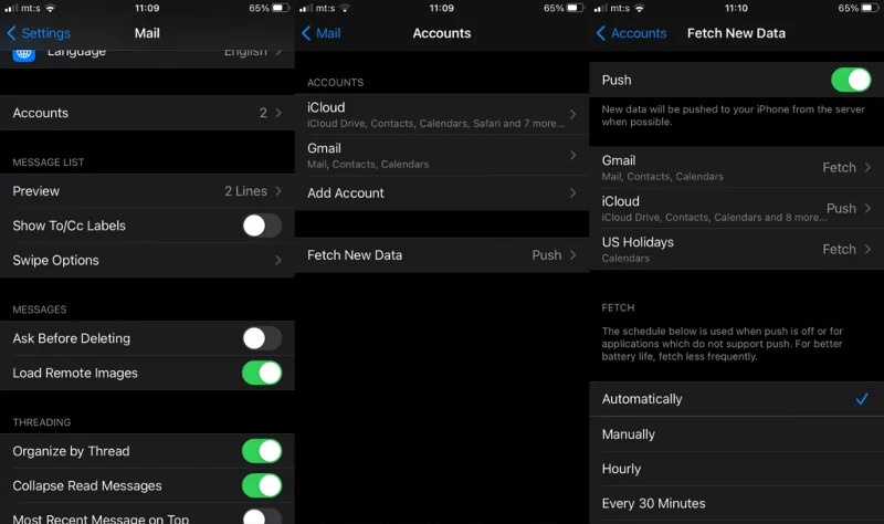 Berikut ialah perkara yang perlu dilakukan jika anda tidak menerima e-mel pada iPhone