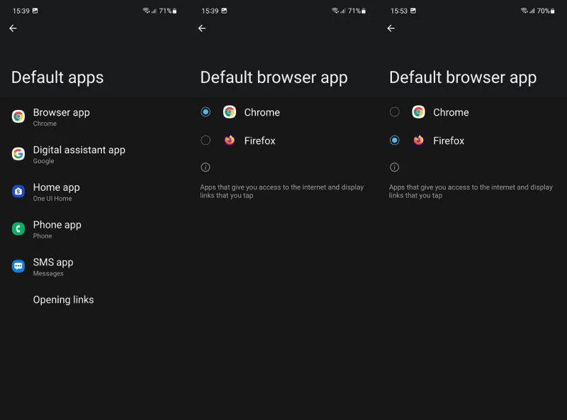 Cara memaksa pautan dibuka dalam Chrome pada Android 12