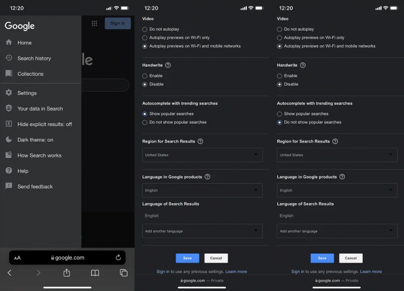 Berikut ialah cara untuk mematikan cadangan Carian Google pada telefon atau PC anda