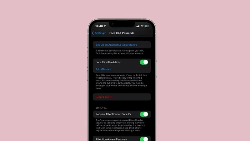 Betulkan: Face ID tidak berfungsi, alihkan iPhone ke bawah