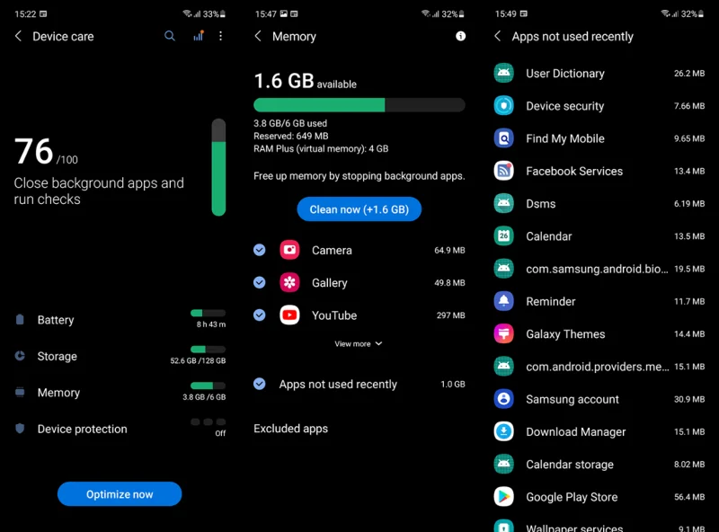 Bagaimana untuk menyemak penggunaan RAM dalam Android 12