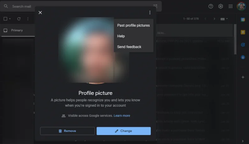 Cara memadam foto profil daripada Akaun Google