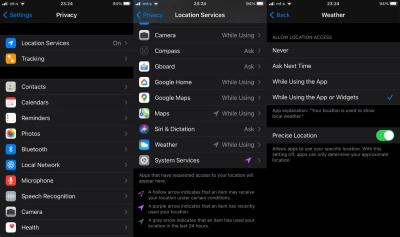 Düzeltme: iOS 14'te yanlış konumu gösteren hava durumu aracı
