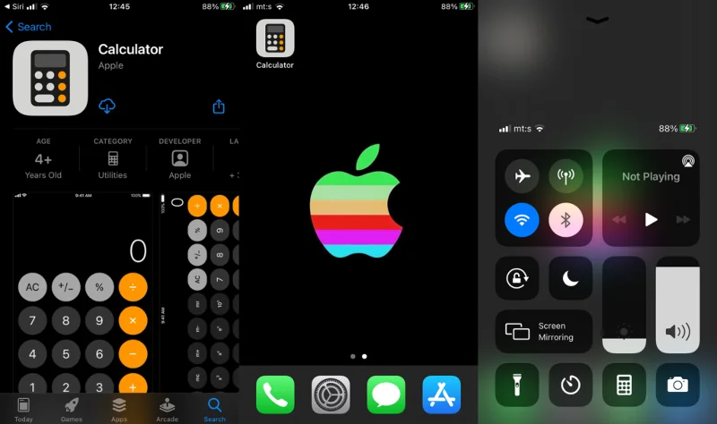 Fix: Rechner auf dem iPhone verschwunden
