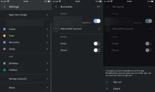 Google Takvim, iPhone ile senkronize edilmiyor