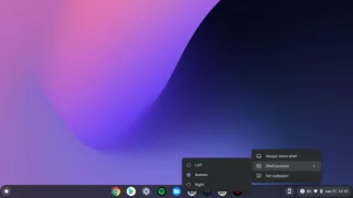 So verschieben Sie die Taskleiste auf Chromebook (und machen es besser)