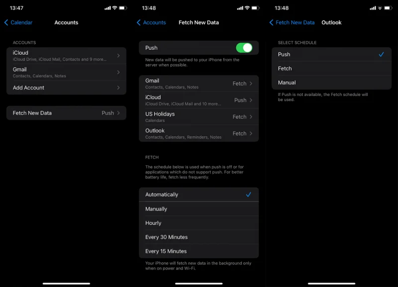 Kalendar Outlook tidak menyegerak dengan iPhone (SOLVED)