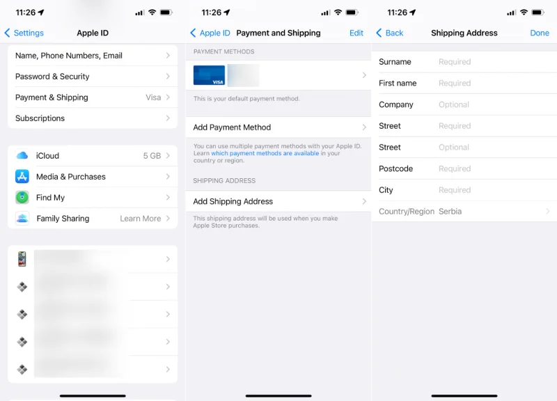 Betulkan: Mesej "Sahkan maklumat hubungan" dalam Apple Pay