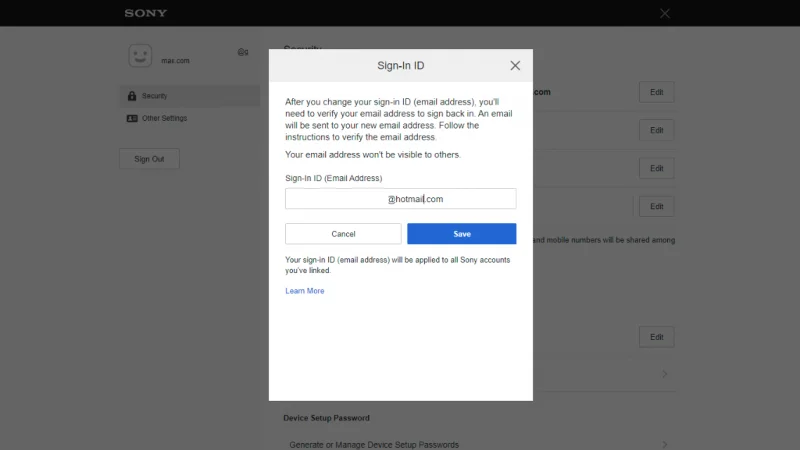Cara menukar ID Log Masuk E-mel PSN dengan pantas