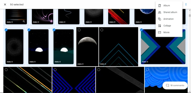 Einen Film aus einem Album in Google Fotos erstellen (Schritt für Schritt)