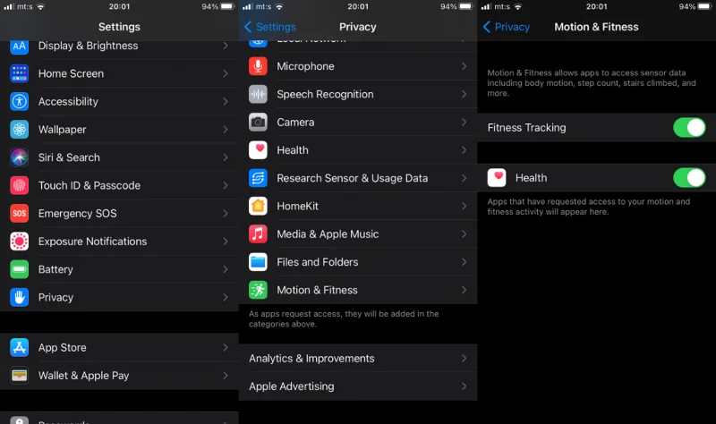 Fix: Apple Health verfolgt keine Schritte
