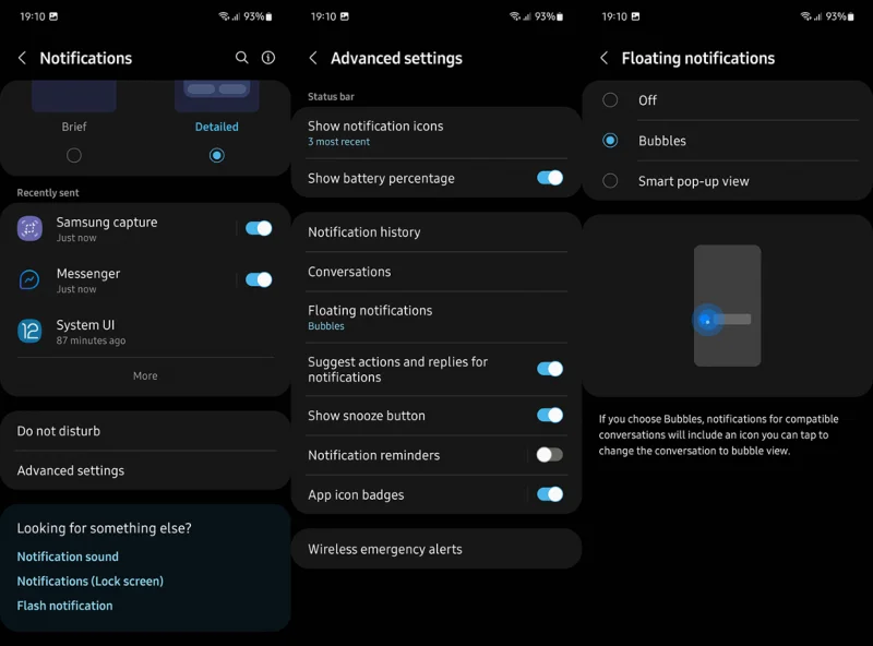 Gelembung Messenger tidak dipaparkan pada telefon anda?  Semak langkah ini