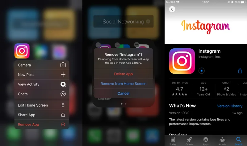 Bagaimana untuk mengosongkan cache pada Instagram untuk Android dan iOS
