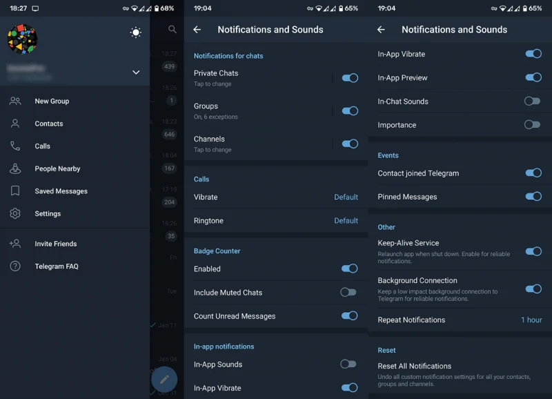 Isu Telegram pada Android dan cara menyelesaikannya