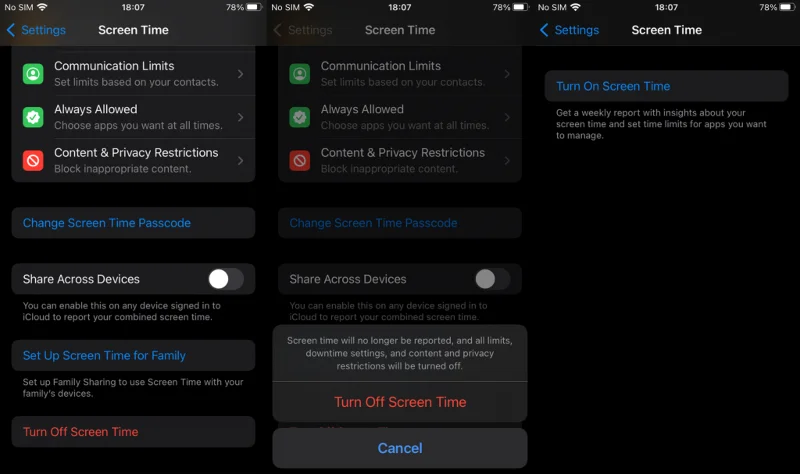 Fix: Bildschirmzeit funktioniert nicht auf dem iPhone