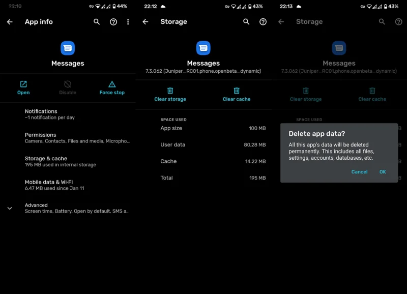 Behoben: Fehlgeschlagene SMS-Benachrichtigung auf Android