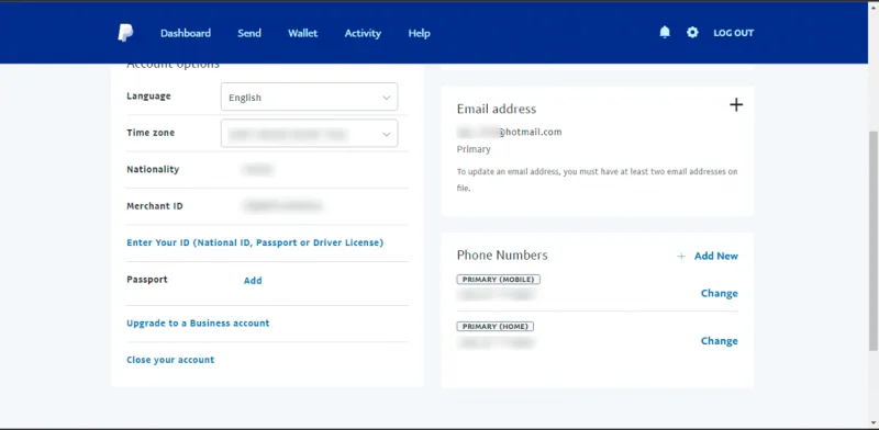 Bagaimana untuk menukar nombor telefon PayPal dalam beberapa langkah mudah
