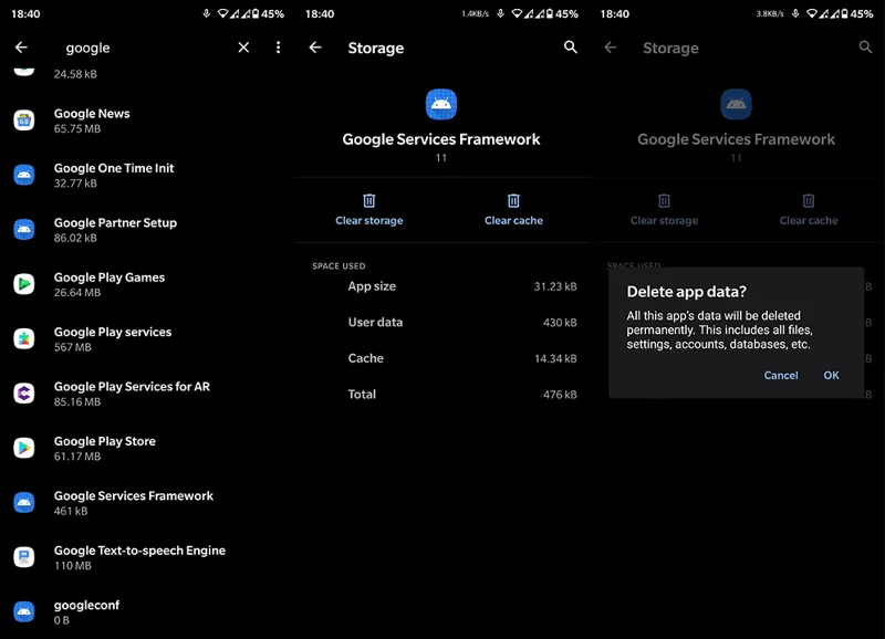 แก้ไข: Google Play Store หยุดทำงานบน Android 12