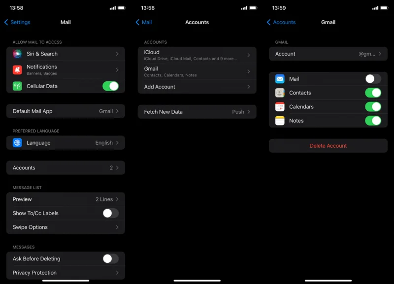 Betulkan: Tidak dapat menambahkan Akaun Google pada iPhone