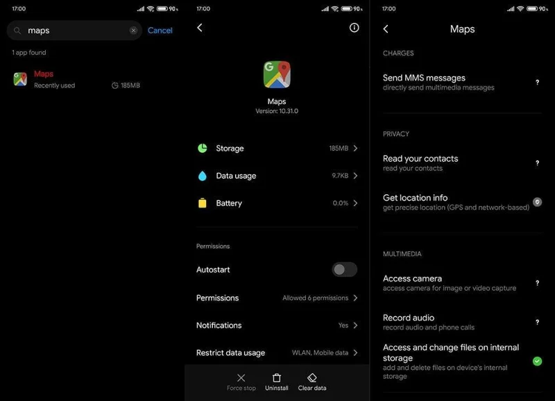 Düzeltme: Google Haritalar Android'de kilitleniyor