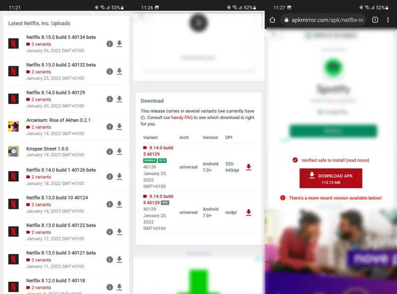 Netflix n'est pas sur Play Store (RÉSOLU)