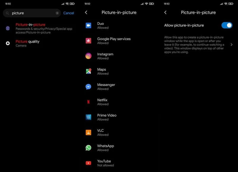 Betulkan: Picture-in-picture YouTube tidak berfungsi pada Android 12