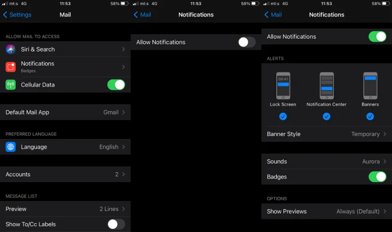 Berikut ialah perkara yang perlu dilakukan jika anda tidak menerima e-mel pada iPhone