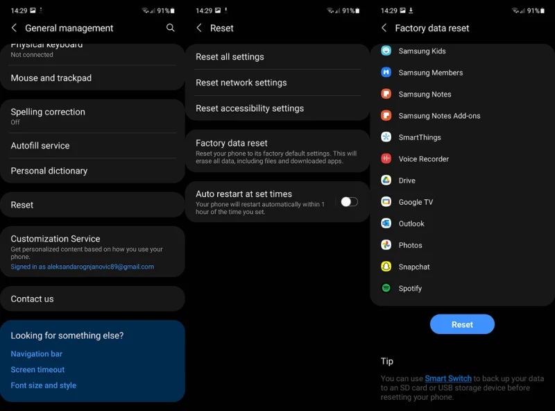 Исправлено: Google Services Framework продолжает останавливаться
