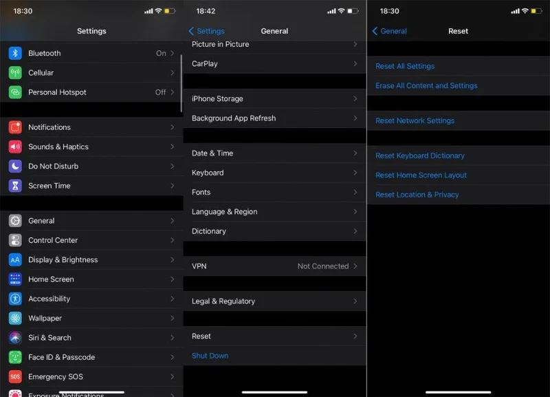 Betulkan: Face ID tidak berfungsi, alihkan iPhone ke bawah