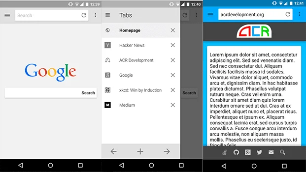 10 penyemak imbas paling rendah untuk Android