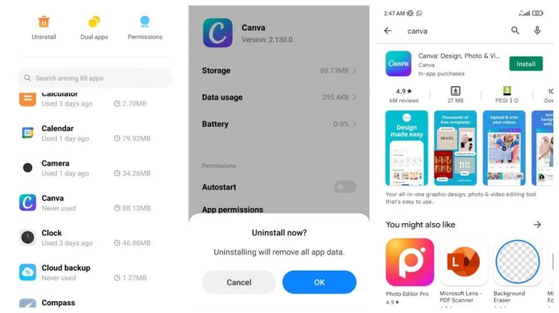 Düzeltme: Android uygulamaları beklenmedik şekilde kapanmaya devam ediyor
