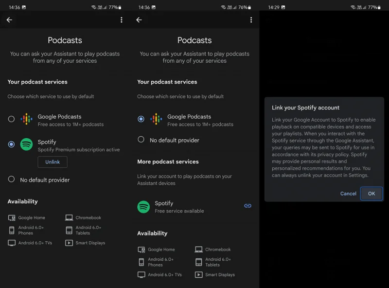 Google Home tidak akan memainkan Spotify (SOLVED)