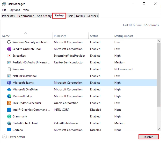 Task Manager Step