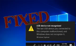 [해결됨] Windows 10/8/7에서 USB 장치가 인식되지 않는 문제를 해결하는 방법