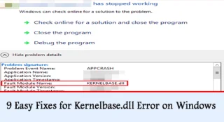 Windows上のKernelbase.dllエラーの9つの簡単な修正