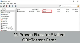 11 correctifs éprouvés pour l’erreur QBitTorrent bloquée
