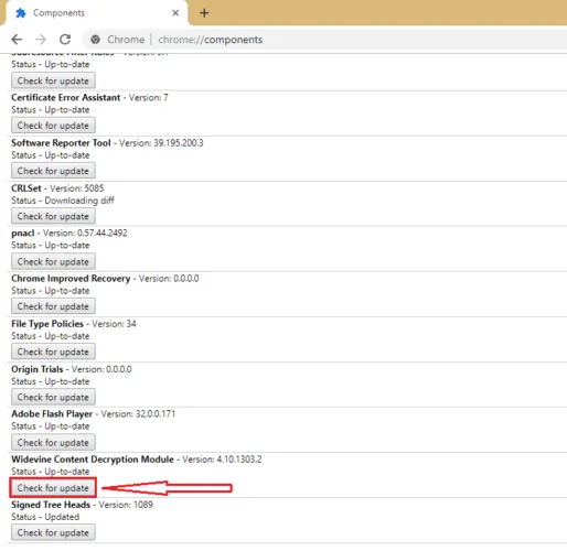 FIXED: Widevine Content Decryption Module Error on Chrome